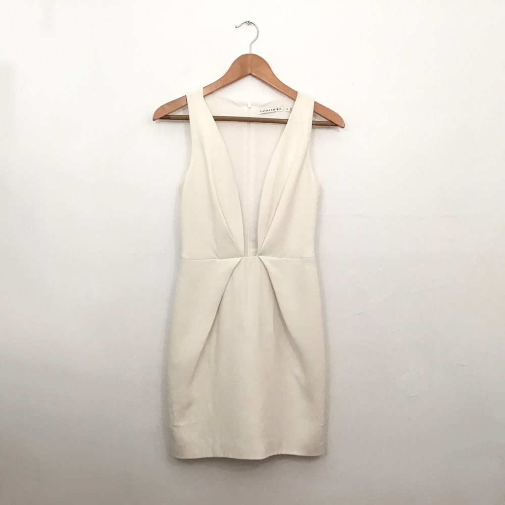 Sold Finders Keepers The Creator Plunge Mini Dress - Picture 2 of 8